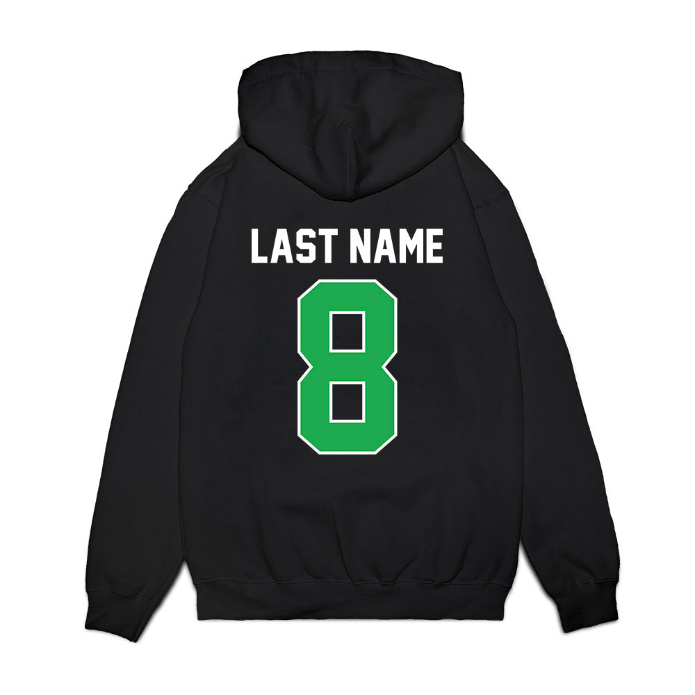 Marshall - NCAA Football : Eddie Pleasant III - Vintage Helmet Premium Hooded Sweatshirt-1
