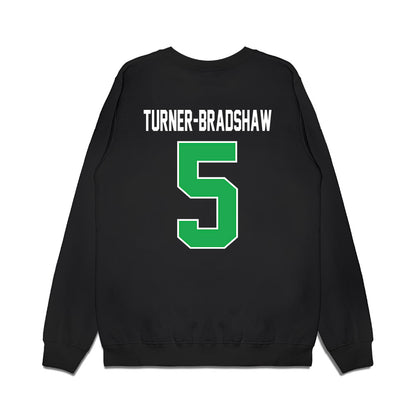 Marshall - NCAA Football : Xayvion Turner-Bradshaw - Vintage Helmet Premium Crewneck Sweatshirt-1
