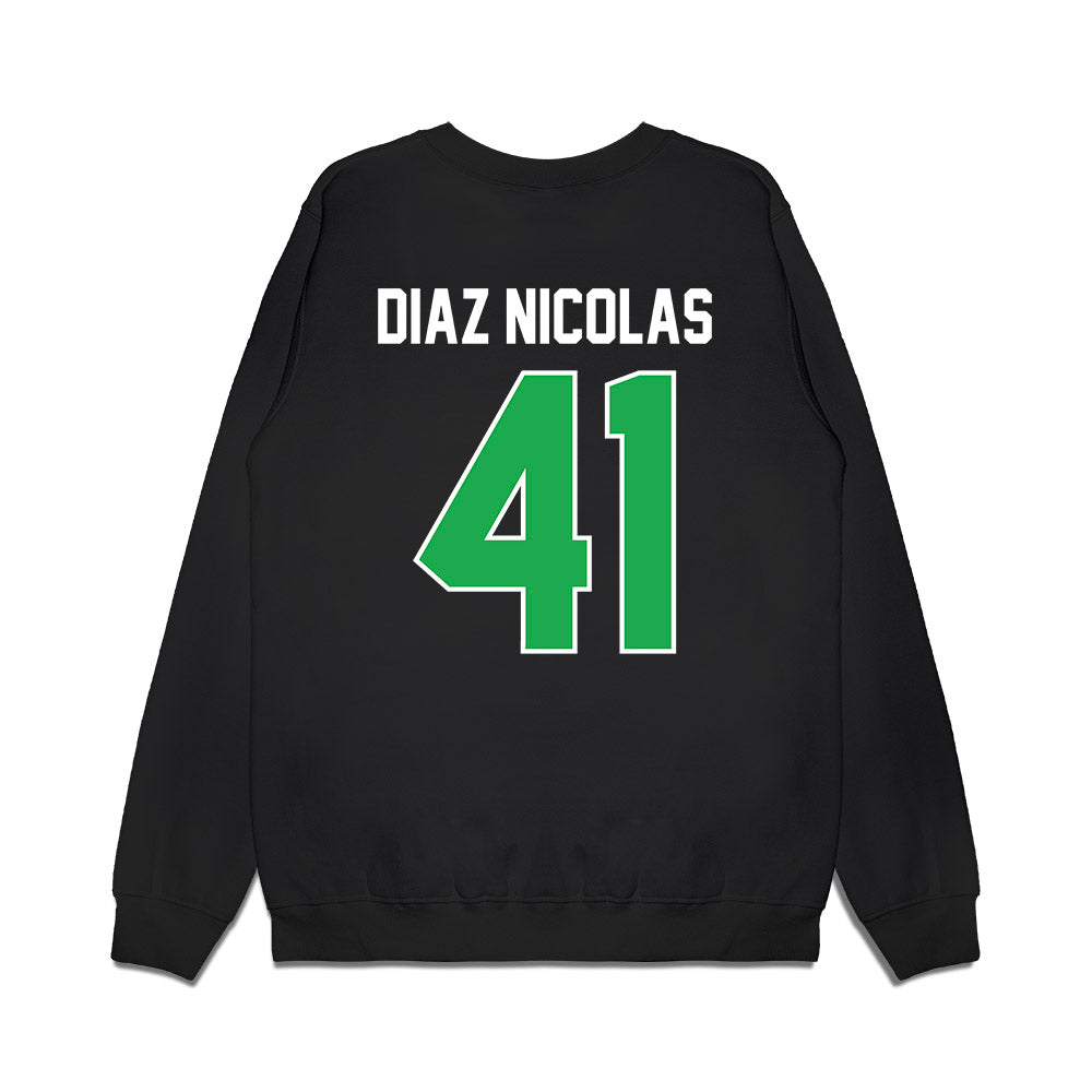 Marshall - NCAA Football : Jorge Diaz Nicolas - Vintage Helmet Premium Crewneck Sweatshirt-1