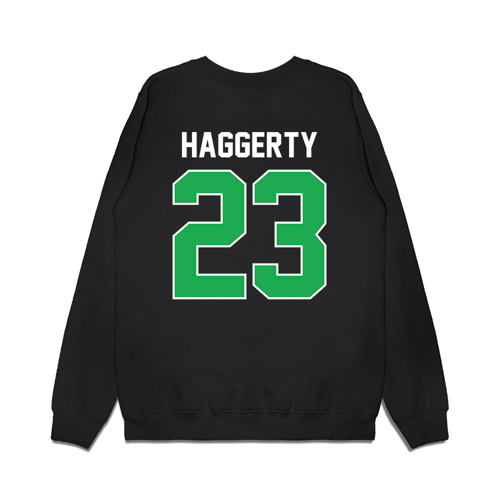 Marshall - NCAA Football : Jason Haggerty - Vintage Helmet Premium Crewneck Sweatshirt-1