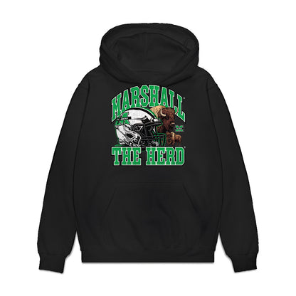 Marshall - NCAA Football : Nathaniel-Julien Blanc - Vintage Helmet Premium Hooded Sweatshirt-0