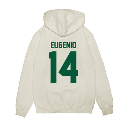 Hawaii - NCAA Football : Maika Eugenio - Vintage Helmet Premium Hooded Sweatshirt-1