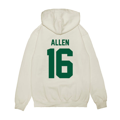 Hawaii - NCAA Football : Zion Allen - Vintage Helmet Premium Hooded Sweatshirt-1