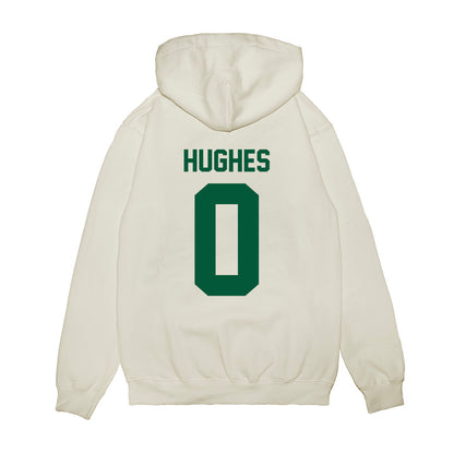 Hawaii - NCAA Football : Jeremiah Hughes - Vintage Helmet Premium Hooded Sweatshirt-1