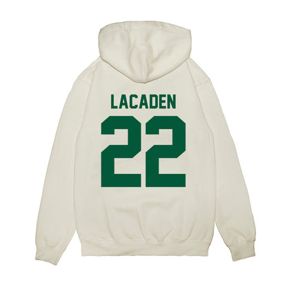 Hawaii - NCAA Football : Titan Lacaden - Vintage Helmet Premium Hooded Sweatshirt-1