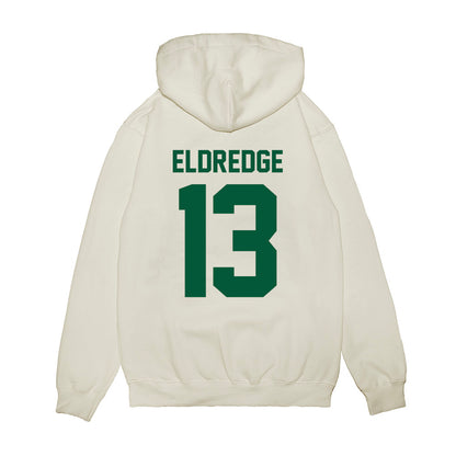 Hawaii - NCAA Football : Koa Eldredge - Vintage Helmet Premium Hooded Sweatshirt-1