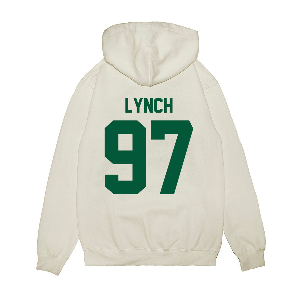Hawaii - NCAA Football : Jordan Lynch - Vintage Helmet Premium Hooded Sweatshirt-1