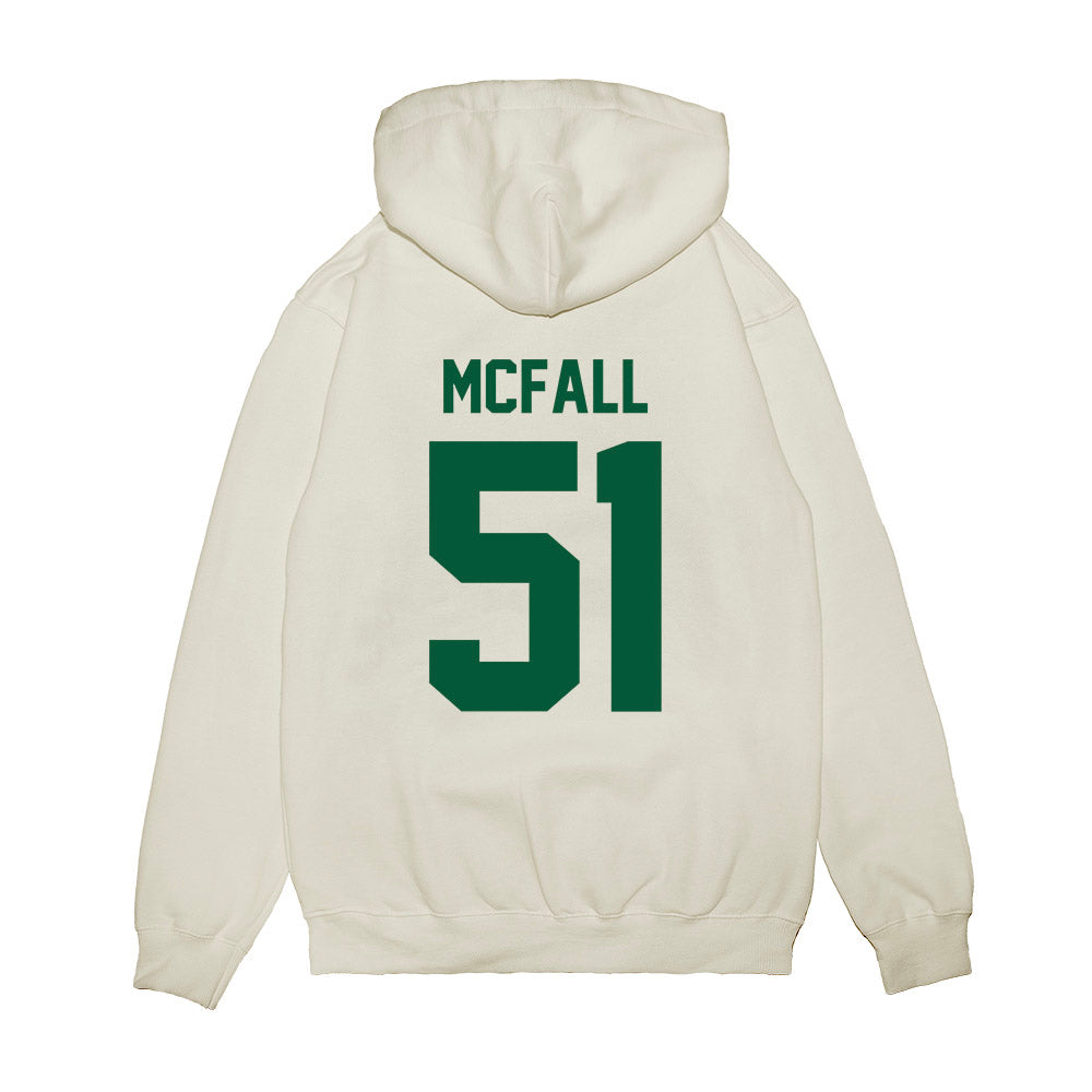 Hawaii - NCAA Football : Eric Mcfall - Vintage Helmet Premium Hooded Sweatshirt-1