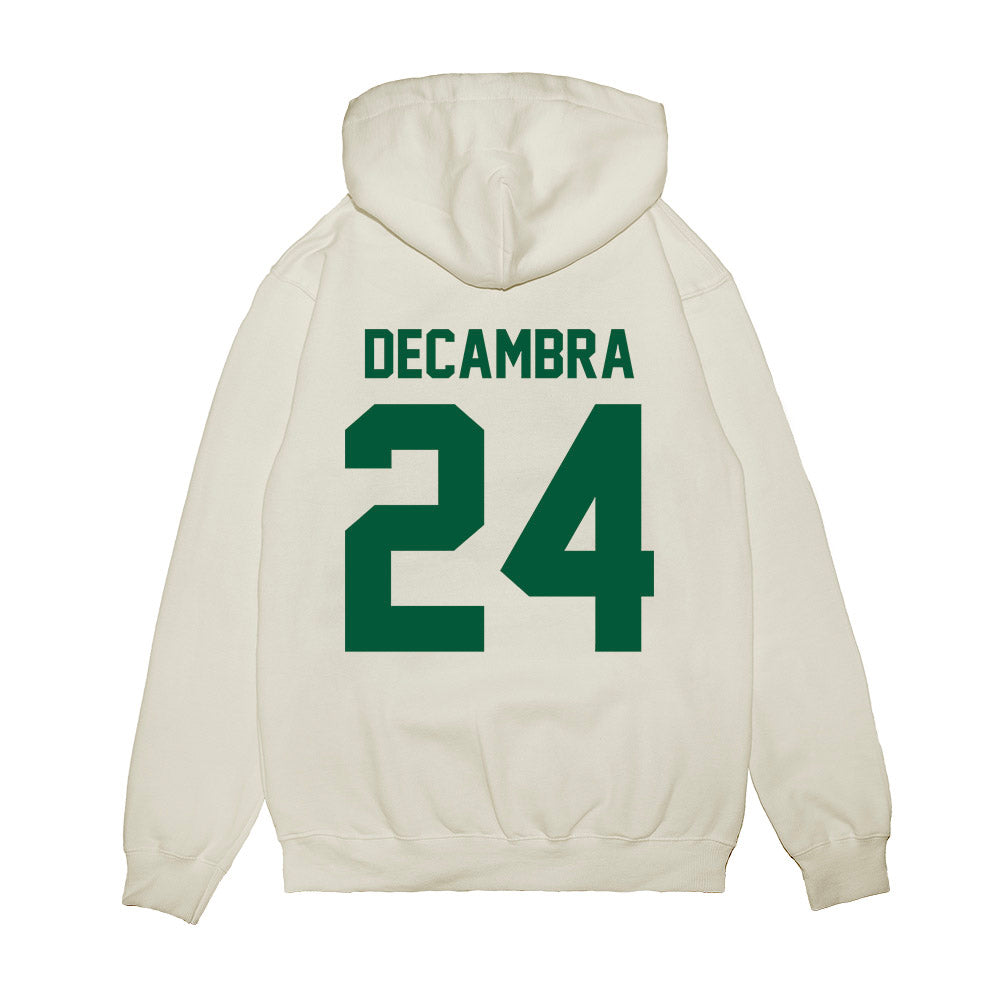 Hawaii - NCAA Football : Kodi DeCambra - Vintage Helmet Premium Hooded Sweatshirt-1