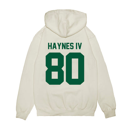 Hawaii - NCAA Football : Robert Haynes IV - Vintage Helmet Premium Hooded Sweatshirt-1