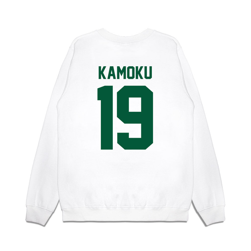 Hawaii - NCAA Football : Diezel Kamoku - Vintage Helmet Premium Crewneck Sweatshirt-1