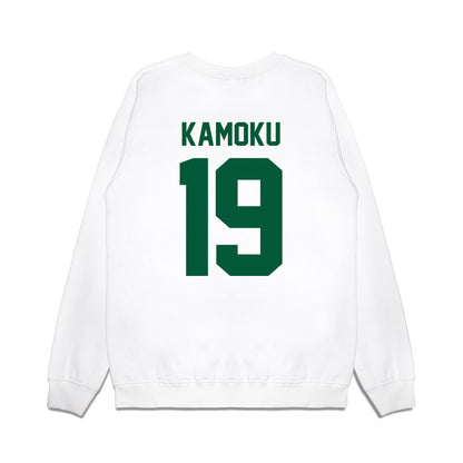 Hawaii - NCAA Football : Diezel Kamoku - Vintage Helmet Premium Crewneck Sweatshirt-1