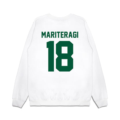 Hawaii - NCAA Football : Zaden Mariteragi - Vintage Helmet Premium Crewneck Sweatshirt-1