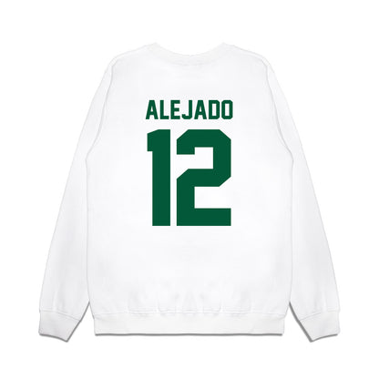 Hawaii - NCAA Football : Micah Alejado - Vintage Helmet Premium Crewneck Sweatshirt-1