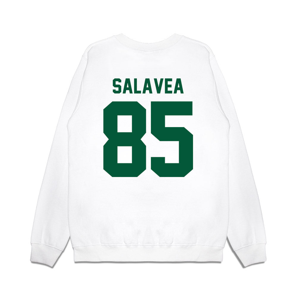 Hawaii - NCAA Football : Oakie Salavea - Vintage Helmet Premium Crewneck Sweatshirt-1