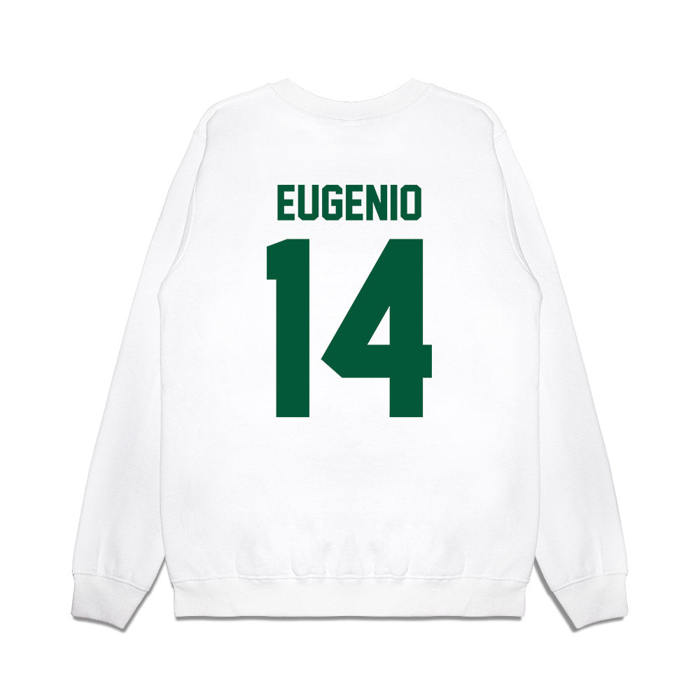 Hawaii - NCAA Football : Maika Eugenio - Vintage Helmet Premium Crewneck Sweatshirt-1