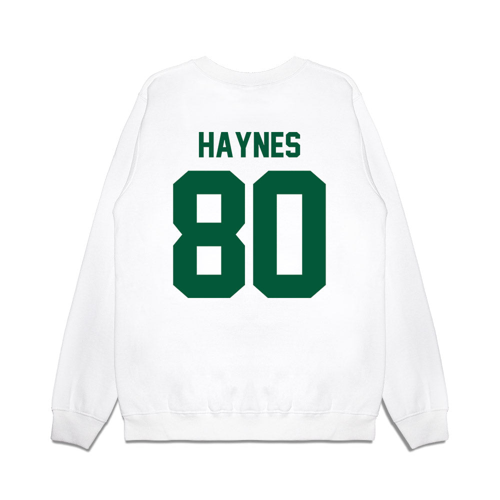 Hawaii - NCAA Football : Robert Haynes - Vintage Helmet Premium Crewneck Sweatshirt-1