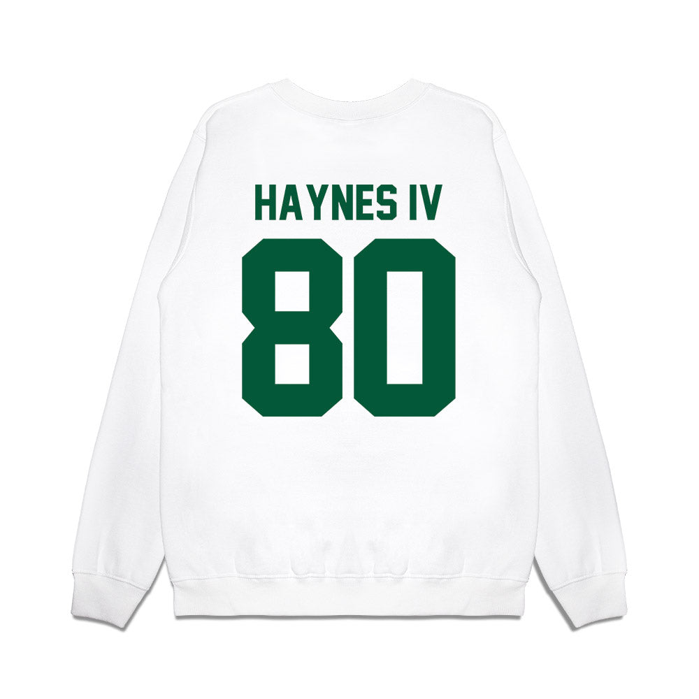 Hawaii - NCAA Football : Robert Haynes IV - Vintage Helmet Premium Crewneck Sweatshirt-1
