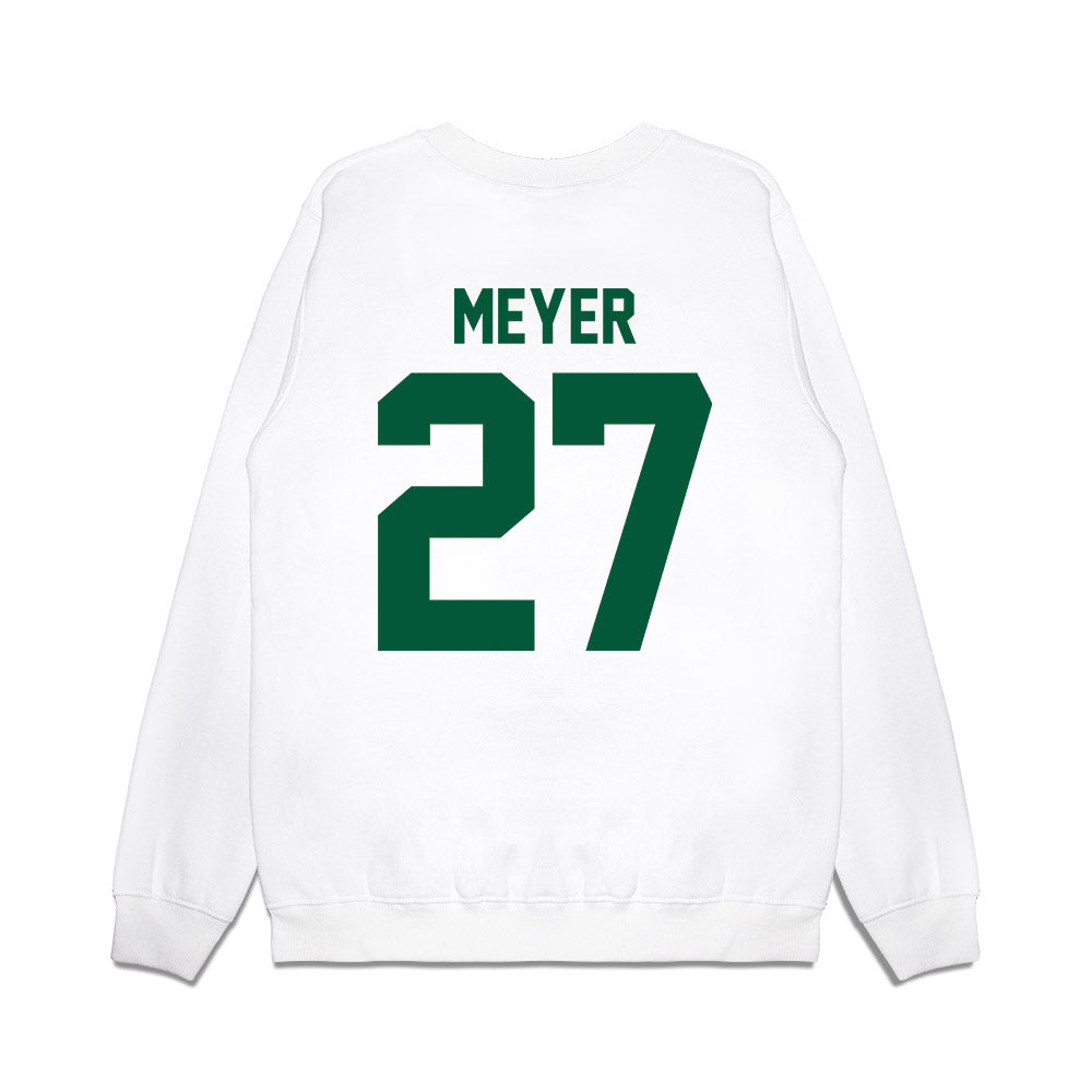 Hawaii - NCAA Football : Makanale'a Meyer - Vintage Helmet Premium Crewneck Sweatshirt-1