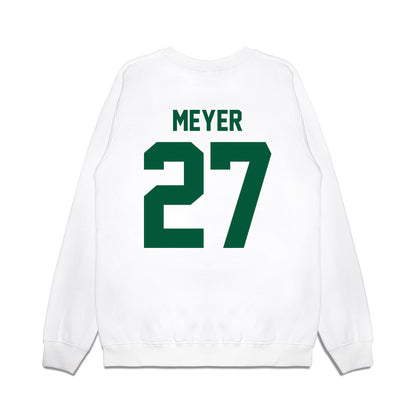 Hawaii - NCAA Football : Makanale'a Meyer - Vintage Helmet Premium Crewneck Sweatshirt-1