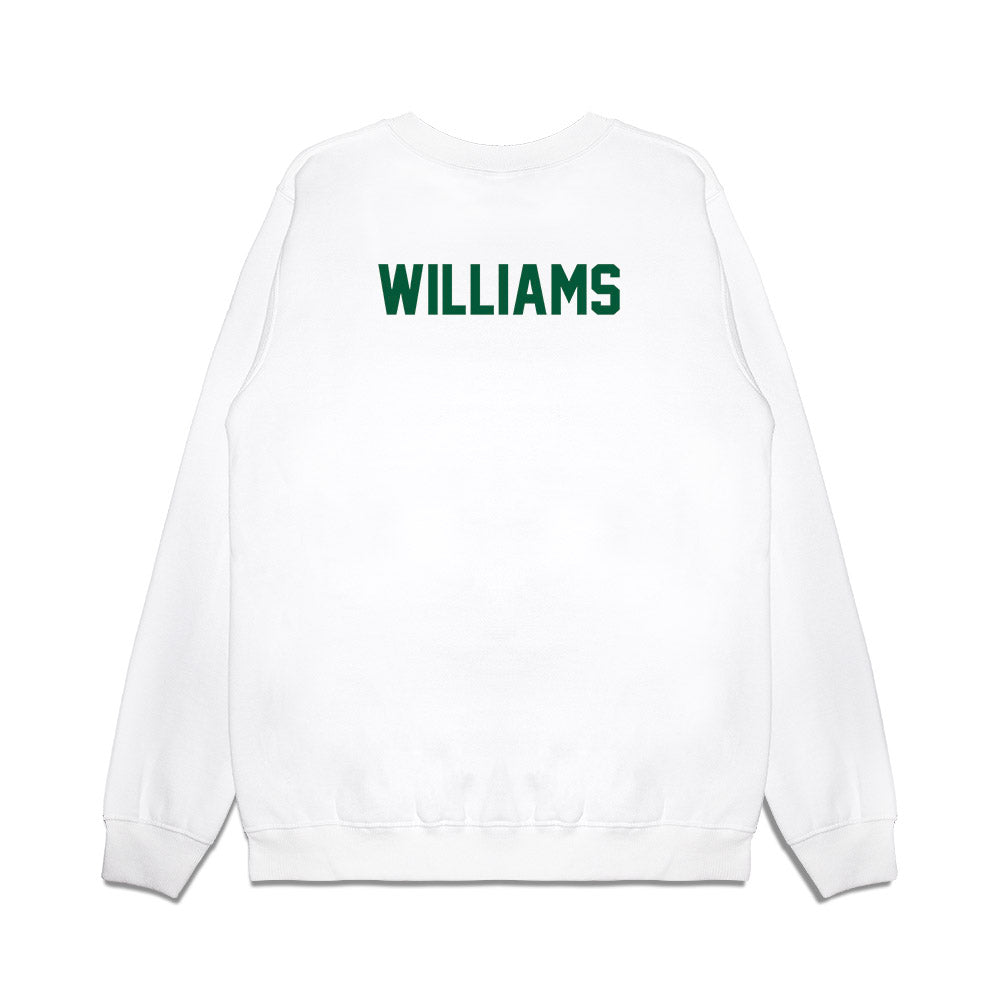 Hawaii - NCAA Football : Elijah Williams - Vintage Helmet Premium Crewneck Sweatshirt-1