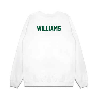Hawaii - NCAA Football : Elijah Williams - Vintage Helmet Premium Crewneck Sweatshirt-1
