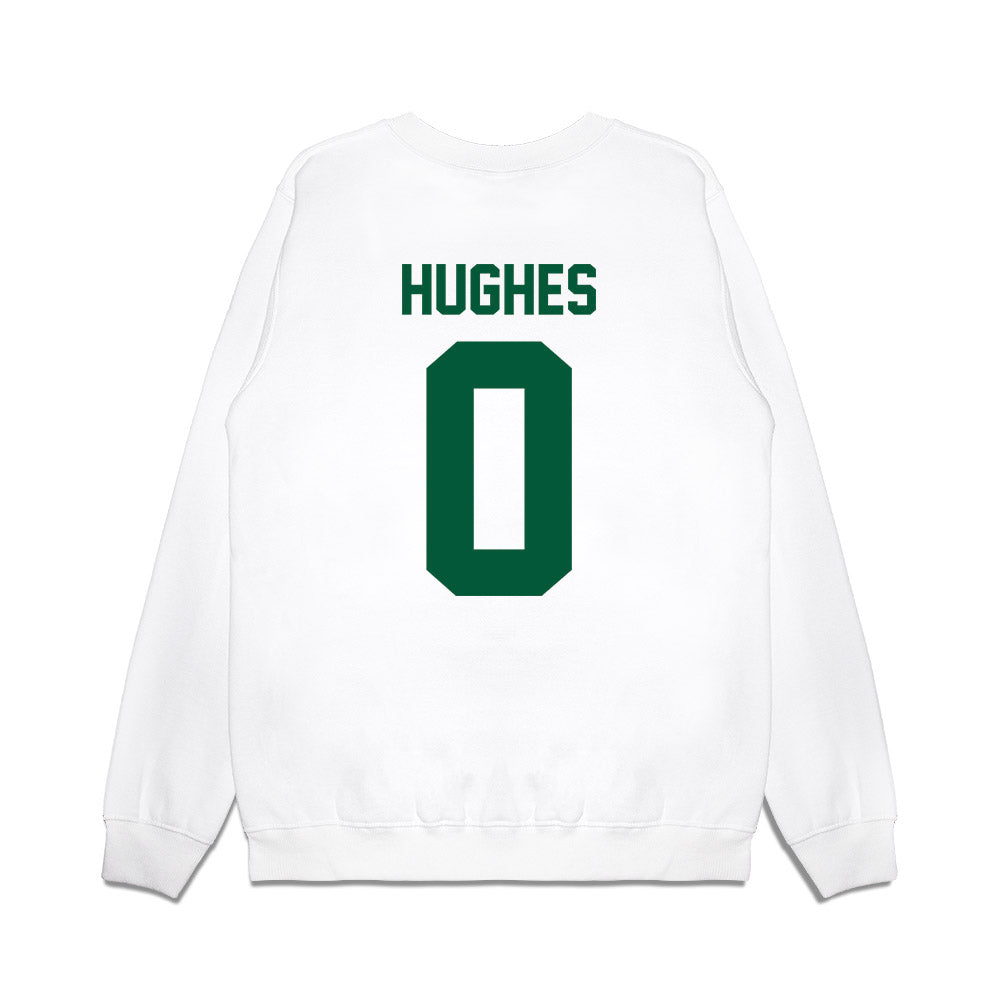 Hawaii - NCAA Football : Jeremiah Hughes - Vintage Helmet Premium Crewneck Sweatshirt-1