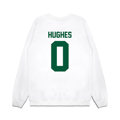Hawaii - NCAA Football : Jeremiah Hughes - Vintage Helmet Premium Crewneck Sweatshirt-1