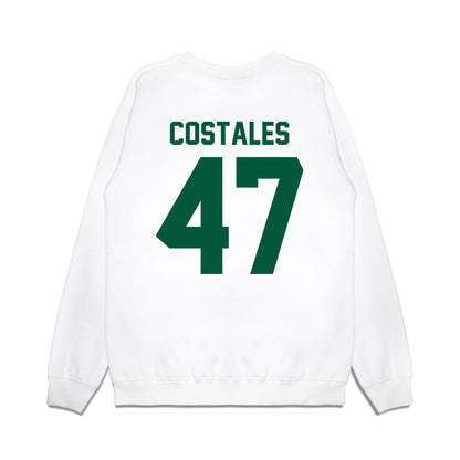 Hawaii - NCAA Football : Kingston Costales - Vintage Helmet Premium Crewneck Sweatshirt-1