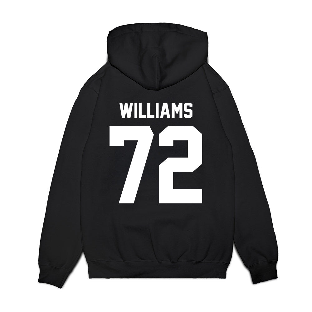 Maine - NCAA Football : Tyler Williams - Vintage Helmet Premium Hooded Sweatshirt-1