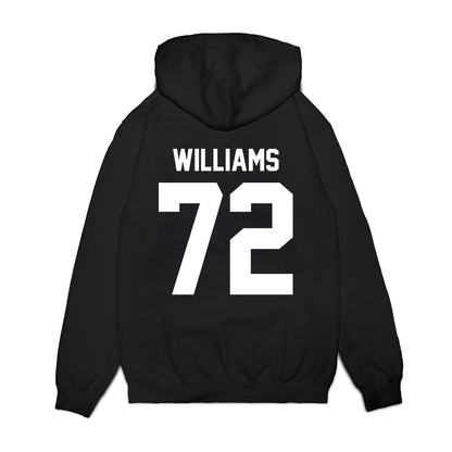 Maine - NCAA Football : Tyler Williams - Vintage Helmet Premium Hooded Sweatshirt-1