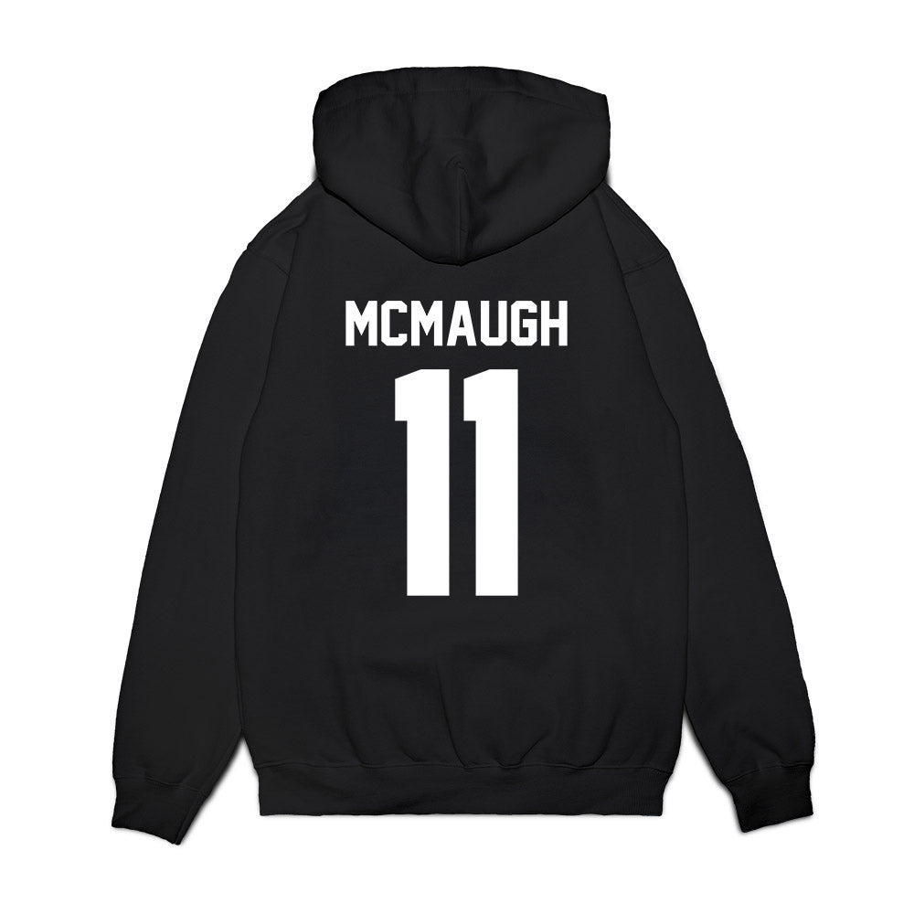 Maine - NCAA Football : Michael McMaugh - Vintage Helmet Premium Hooded Sweatshirt-1