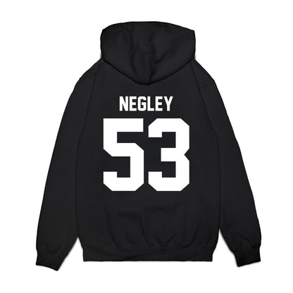 Maine - NCAA Football : Jace Negley - Vintage Helmet Premium Hooded Sweatshirt-1