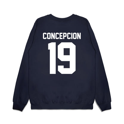Maine - NCAA Football : Keyon Concepcion - Vintage Helmet Premium Crewneck Sweatshirt-1