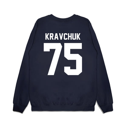 Maine - NCAA Football : Anton Kravchuk - Vintage Helmet Premium Crewneck Sweatshirt-1