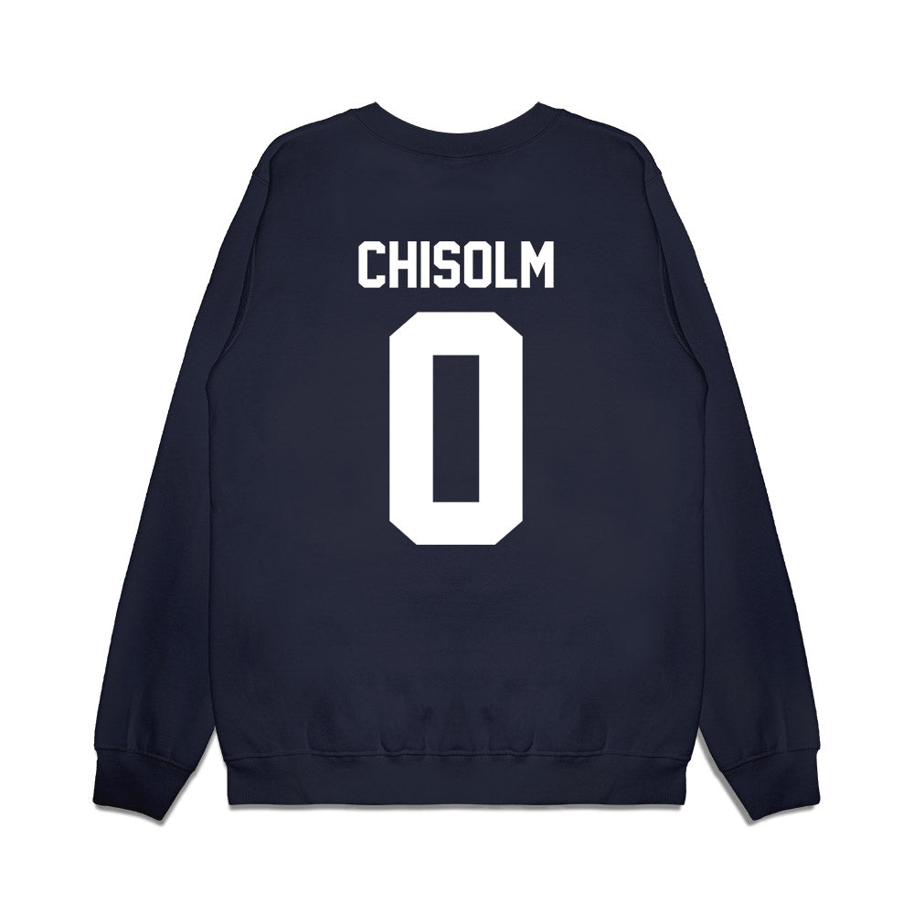 Maine - NCAA Football : Takai Chisolm - Vintage Helmet Premium Crewneck Sweatshirt-1
