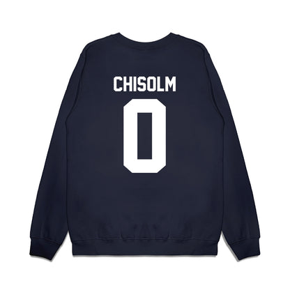 Maine - NCAA Football : Takai Chisolm - Vintage Helmet Premium Crewneck Sweatshirt-1