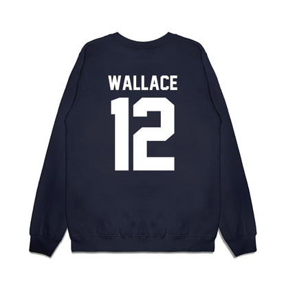 Maine - NCAA Football : Evan Wallace - Vintage Helmet Premium Crewneck Sweatshirt-1
