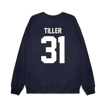 Maine - NCAA Football : Kamden Tiller - Vintage Helmet Premium Crewneck Sweatshirt-1