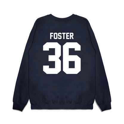 Maine - NCAA Football : Zeb Foster - Vintage Helmet Premium Crewneck Sweatshirt-1