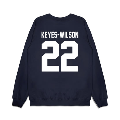 Maine - NCAA Football : Shane Keyes-Wilson - Vintage Helmet Premium Crewneck Sweatshirt-1