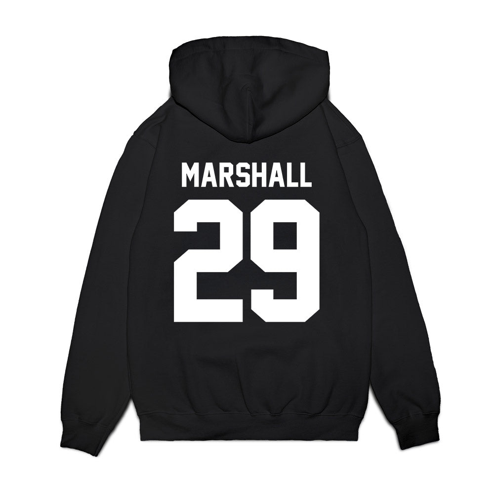 Liberty - NCAA Football : Justin Marshall - Vintage Helmet Premium Hooded Sweatshirt-1