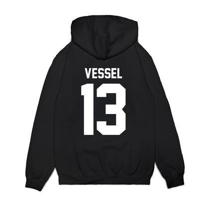 Liberty - NCAA Football : Jeremiah Vessel - Vintage Helmet Premium Hooded Sweatshirt-1