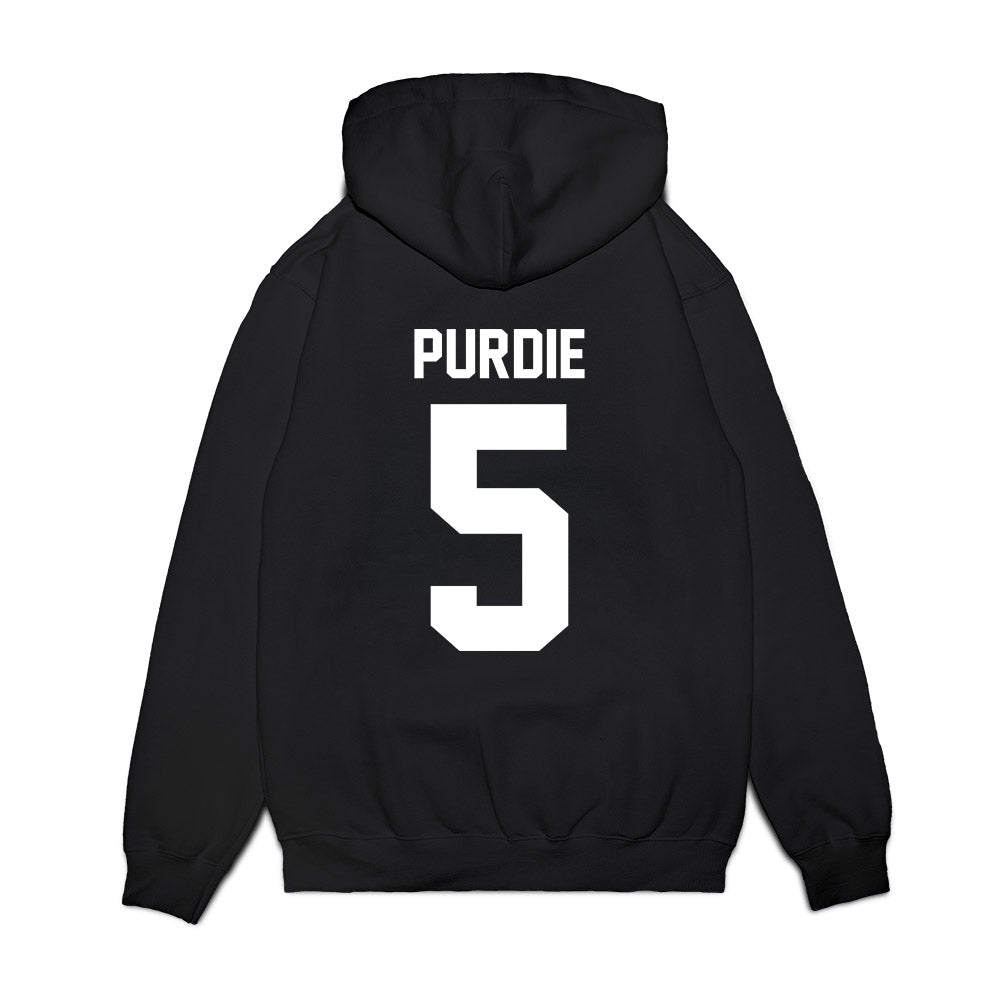Liberty - NCAA Football : Deshawn Purdie - Vintage Helmet Premium Hooded Sweatshirt-1