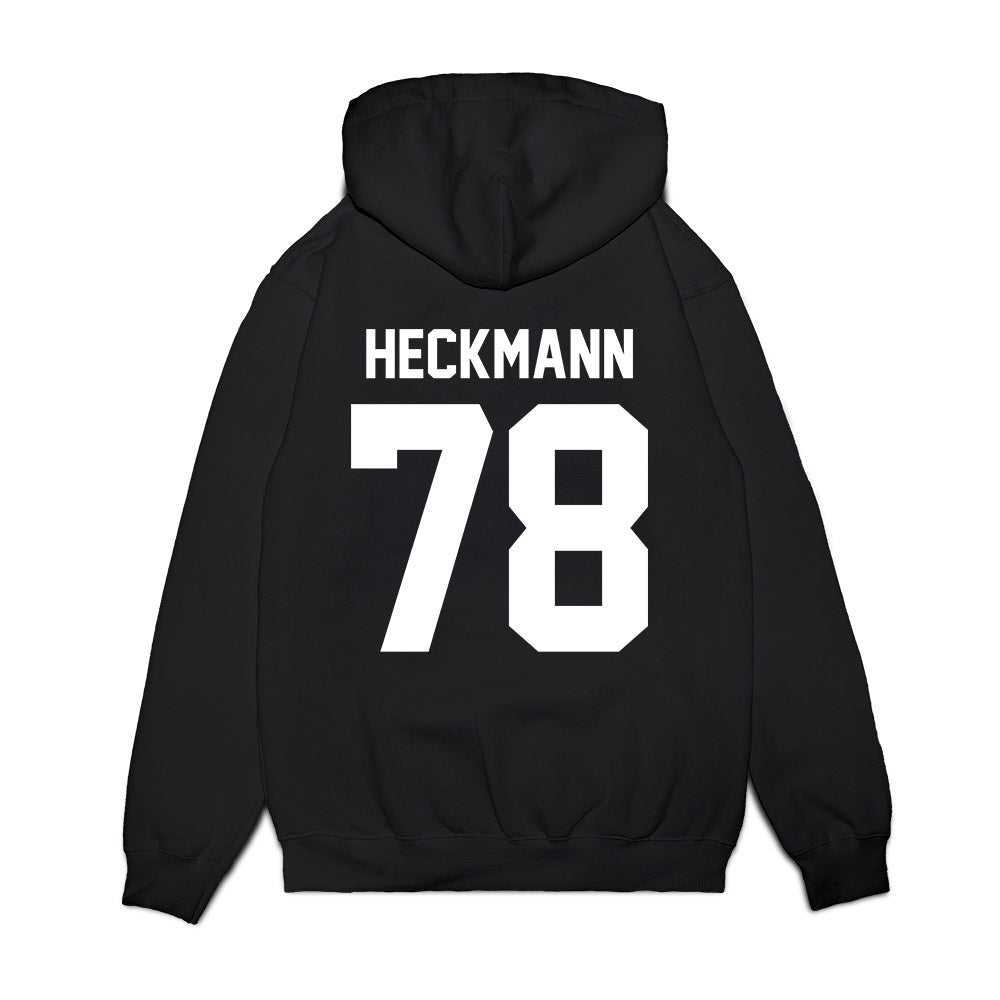 Liberty - NCAA Football : Blake Heckmann - Vintage Helmet Premium Hooded Sweatshirt-1