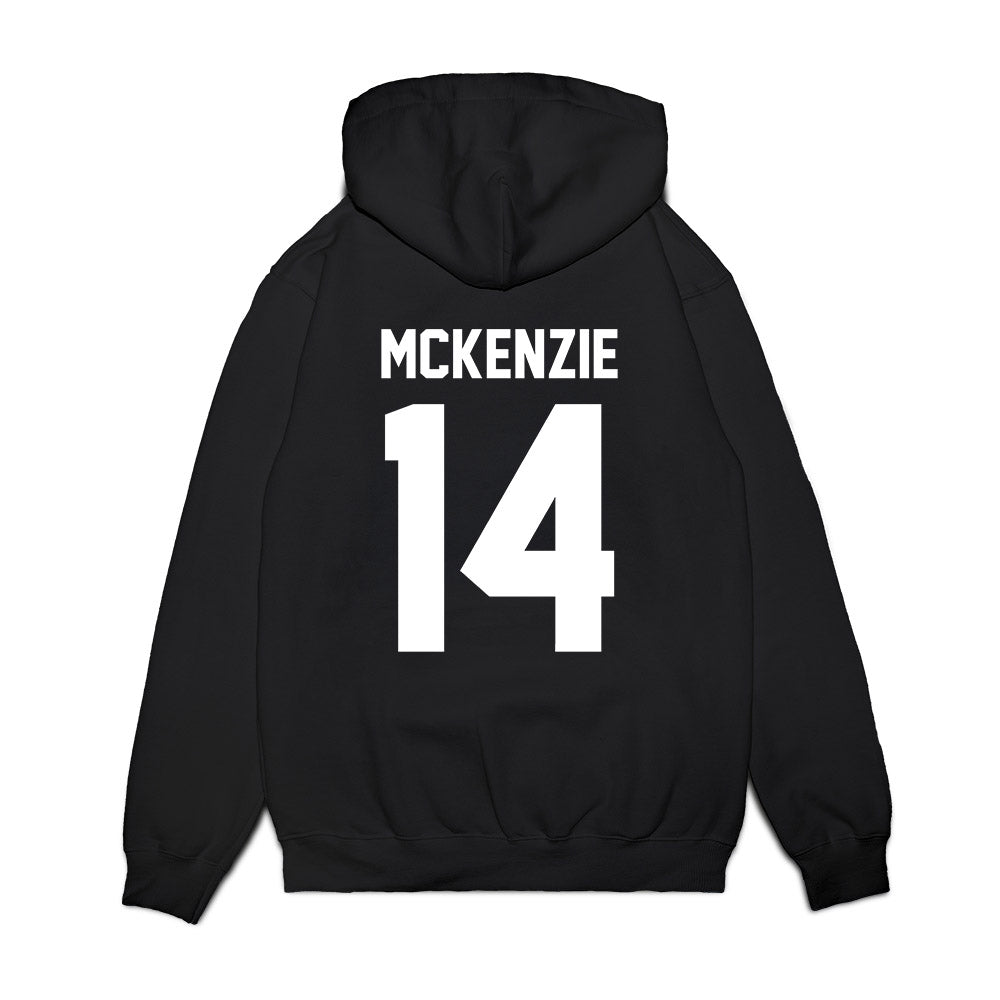 Liberty - NCAA Football : Elijah McKenzie - Vintage Helmet Premium Hooded Sweatshirt-1