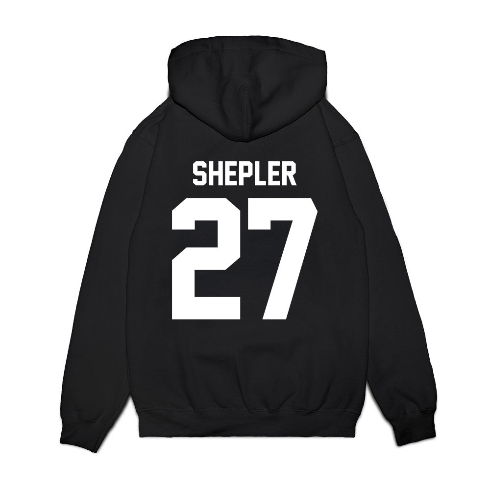 Liberty - NCAA Football : Clayton Shepler - Vintage Helmet Premium Hooded Sweatshirt-1