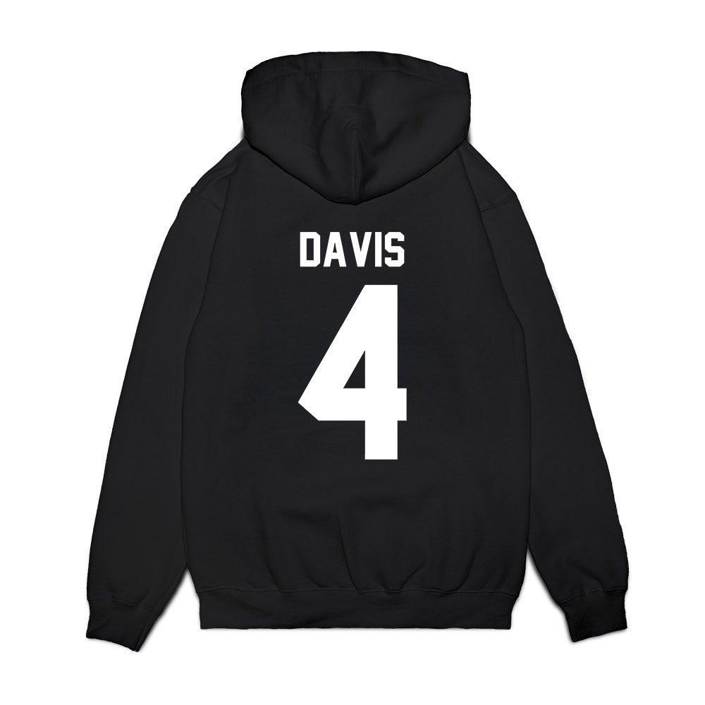 Liberty - NCAA Football : Kam Davis - Vintage Helmet Premium Hooded Sweatshirt-1