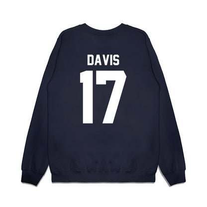 Liberty - NCAA Football : Jayden Davis - Vintage Helmet Premium Crewneck Sweatshirt-1