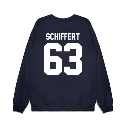 Liberty - NCAA Football : Daniel Schiffert - Vintage Helmet Premium Crewneck Sweatshirt-1